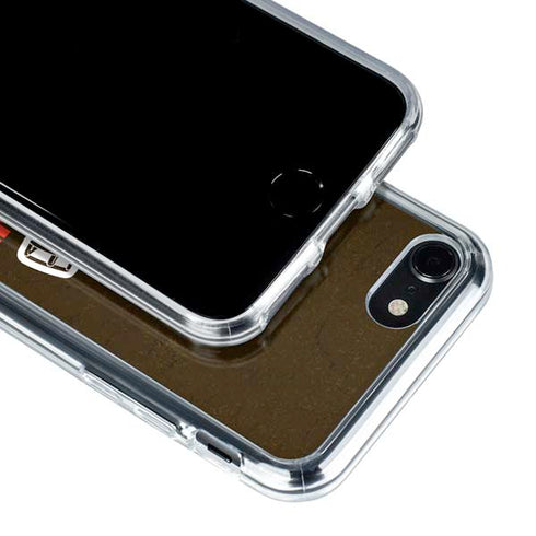 NFL Cleveland Browns Distressed iPhone SE (2nd & 3rd Gen) Clear Case