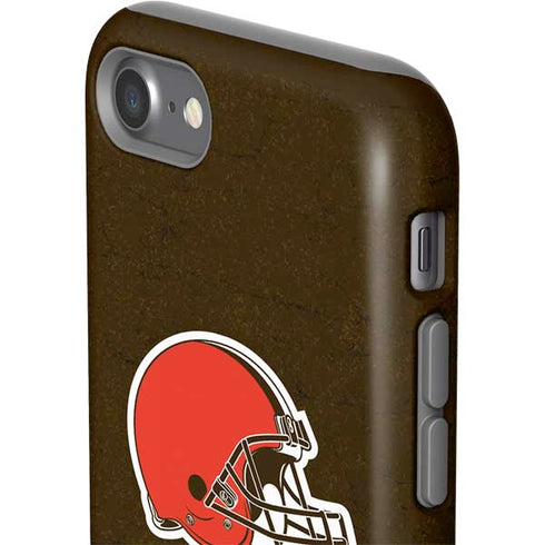 NFL Cleveland Browns Distressed iPhone SE (2nd & 3rd Gen) Pro Case