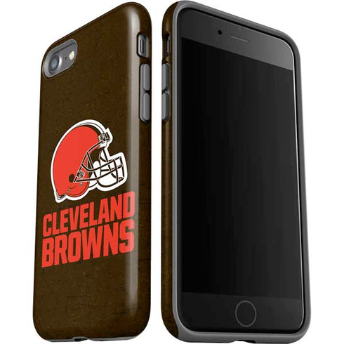NFL Cleveland Browns Distressed iPhone SE (2nd & 3rd Gen) Pro Case