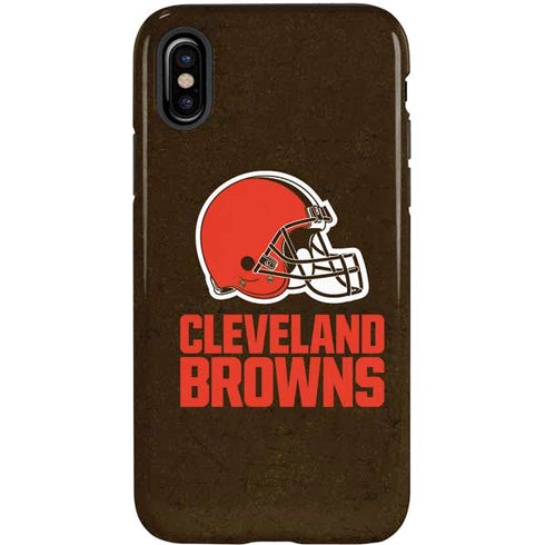 NFL Cleveland Browns Distressed iPhone X Pro Case