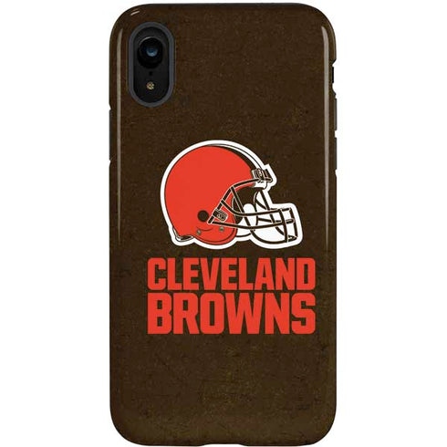 NFL Cleveland Browns Distressed iPhone XR Pro Case