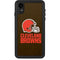 NFL Cleveland Browns Distressed iPhone XR Waterproof Case