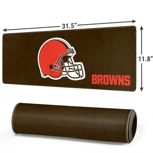 NFL Cleveland Browns Distressed Gaming Mouse Pad