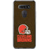 NFL Cleveland Browns Distressed LG K51/Q51 Clear Case