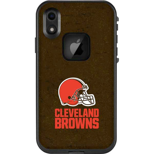 NFL Cleveland Browns Distressed LifeProof Fre iPhone Skin