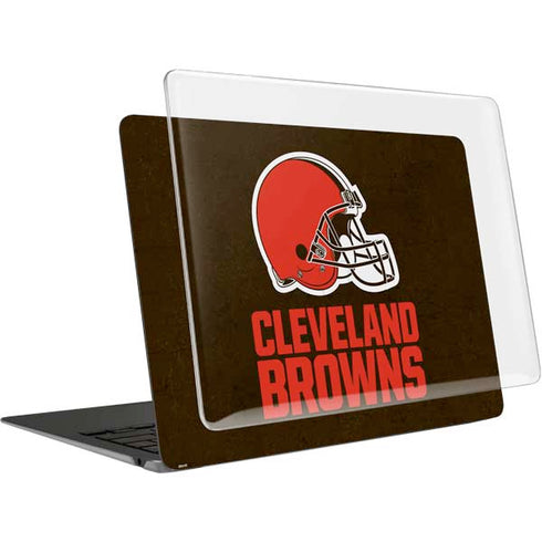 NFL Cleveland Browns Distressed MacBook Air 13in (2020) Case plus Skin