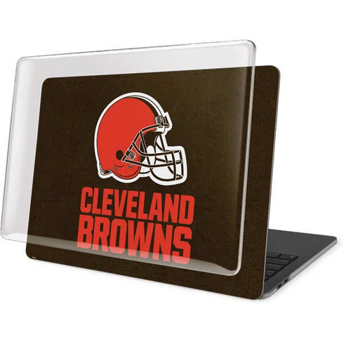 NFL Cleveland Browns Distressed MacBook Pro 13in (2020) Case plus Skin
