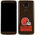 NFL Cleveland Browns Distressed Moto E5 Plus Skin