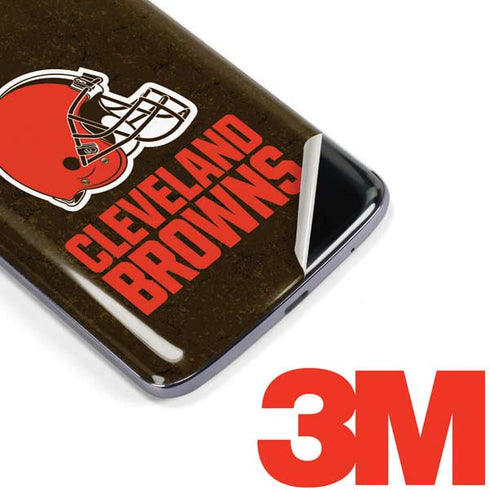NFL Cleveland Browns Distressed Moto E5 Plus Skin