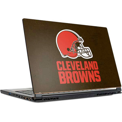 NFL Cleveland Browns Distressed MSI GS65 Stealth Laptop Skin