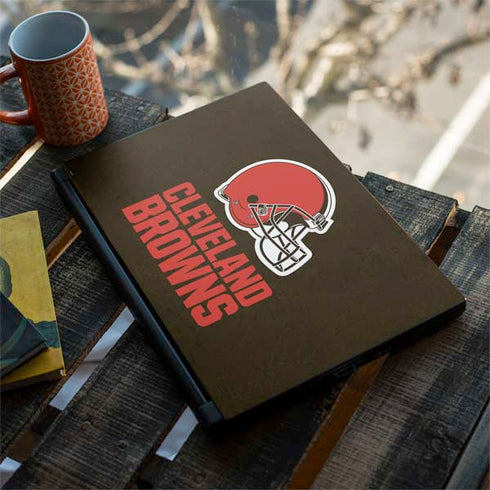 NFL Cleveland Browns Distressed MSI GS65 Stealth Laptop Skin