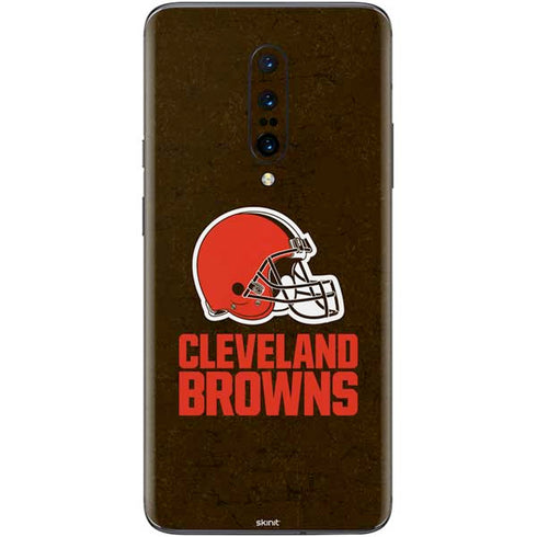 NFL Cleveland Browns Distressed OnePlus 7 Pro Skin