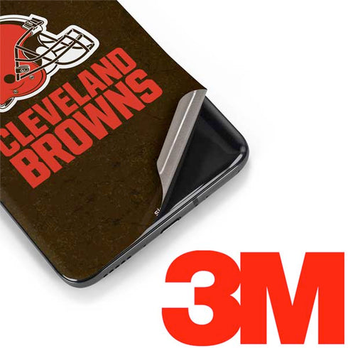 NFL Cleveland Browns Distressed OnePlus 7 Pro Skin