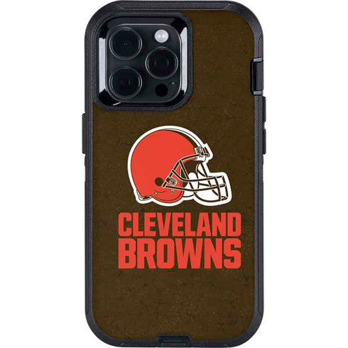 NFL Cleveland Browns Distressed Otterbox Defender iPhone Skin