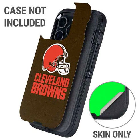 NFL Cleveland Browns Distressed Otterbox Defender iPhone Skin