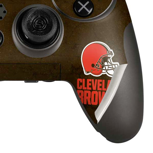NFL Cleveland Browns Distressed PlayStation Scuf Vantage 2 Controller Skin