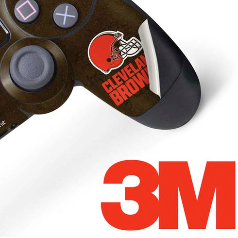 NFL Cleveland Browns Distressed PS4 Controller Skin