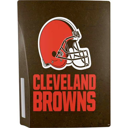 NFL Cleveland Browns Distressed PS5 Console Skin