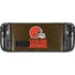 NFL Cleveland Browns Distressed Steam Deck Handheld Gaming Computer Skin