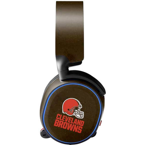 NFL Cleveland Browns Distressed SteelSeries Arctis 3 Skin
