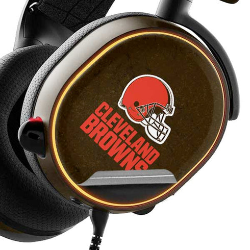 NFL Cleveland Browns Distressed SteelSeries Arctis 5 Skin
