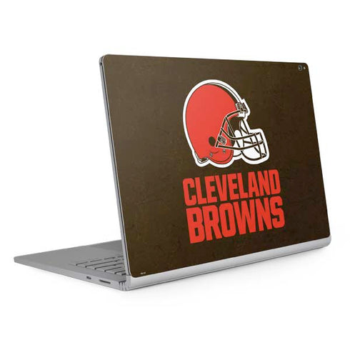 NFL Cleveland Browns Distressed Surface Book 2 15in Skin