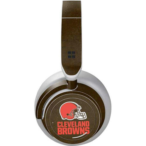 NFL Cleveland Browns Distressed Surface Headphones Skin