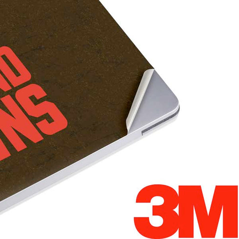NFL Cleveland Browns Distressed Surface Laptop 3 13.5in Skin