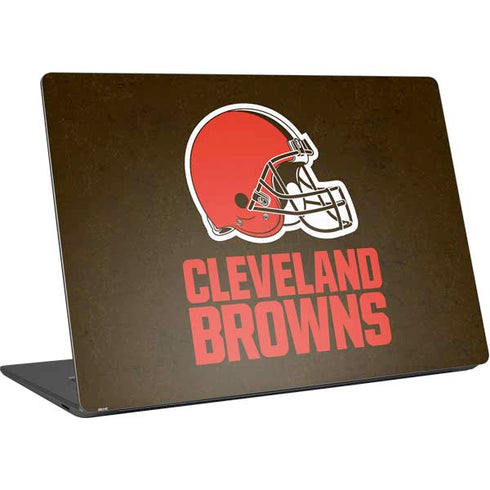 NFL Cleveland Browns Distressed Surface Laptop 4 15in Skin