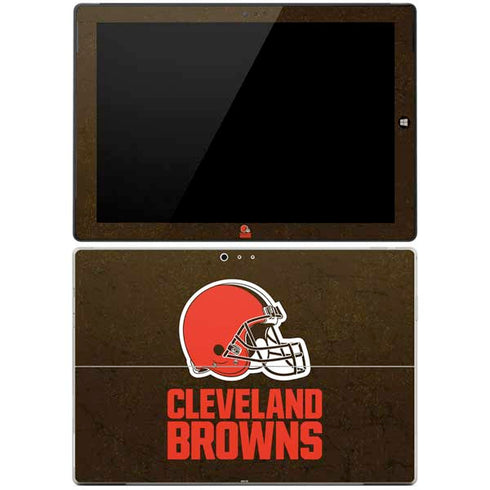 NFL Cleveland Browns Distressed Surface Pro 3 Skin