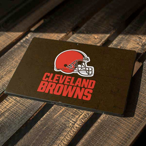 NFL Cleveland Browns Distressed Surface Pro 6 Skin