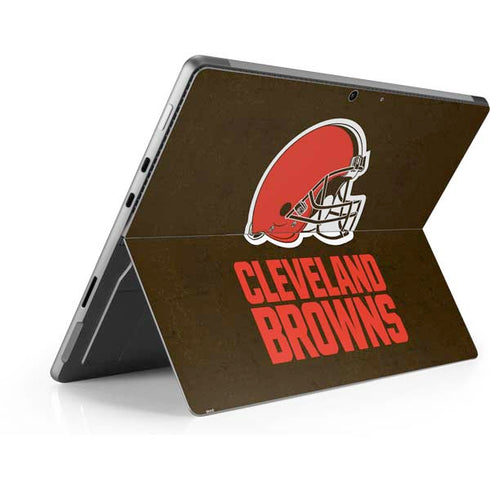 NFL Cleveland Browns Distressed Surface Pro 8 Skin
