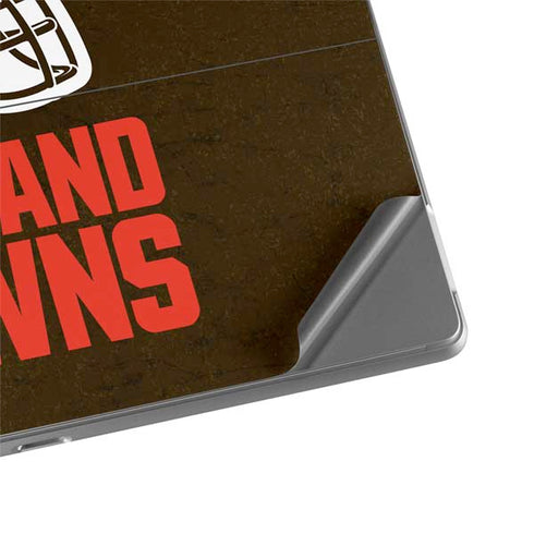NFL Cleveland Browns Distressed Surface Pro 8 Skin