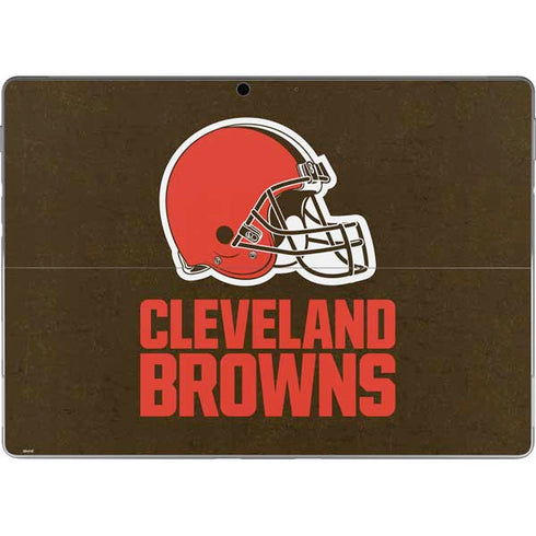 NFL Cleveland Browns Distressed Surface Pro 9 Skin