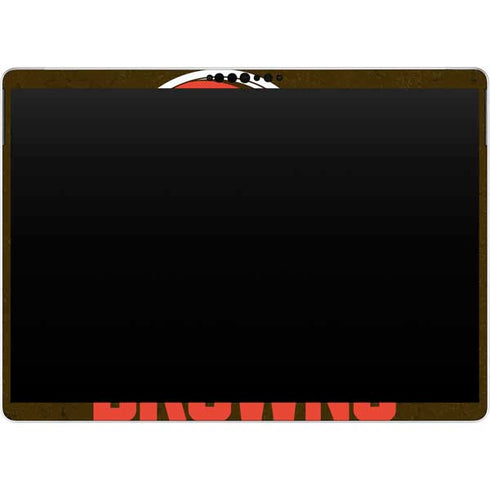 NFL Cleveland Browns Distressed Surface Pro 9 Skin