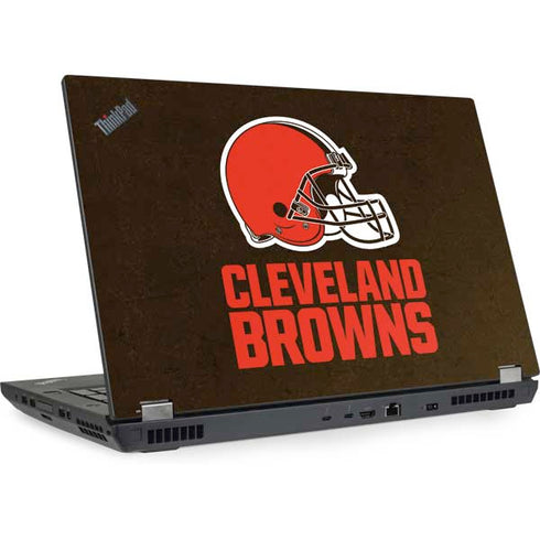NFL Cleveland Browns Distressed Lenovo ThinkPad Skin