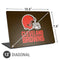 NFL Cleveland Browns Distressed Universal Laptop 13in (10.6 x 7.6in) Skin