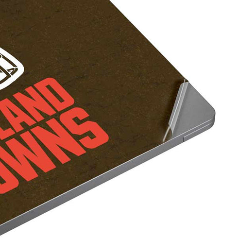 NFL Cleveland Browns Distressed Universal Laptop 17in (13.8 x 10in) Skin