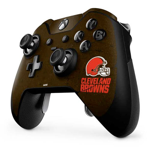 NFL Cleveland Browns Distressed Xbox One Elite Controller Skin