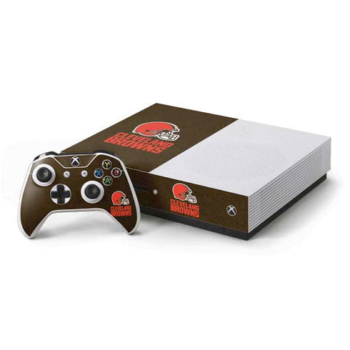 NFL Cleveland Browns Distressed Xbox One Skins