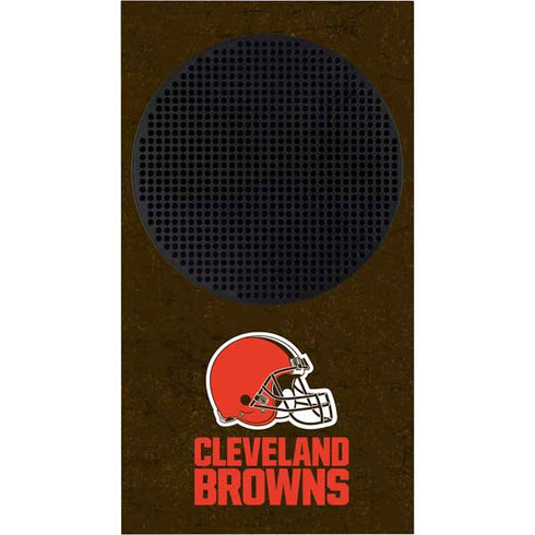NFL Cleveland Browns Distressed Xbox Series S Console Skin