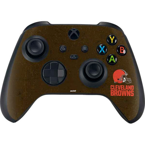 NFL Cleveland Browns Distressed Xbox Series X Bundle Skin