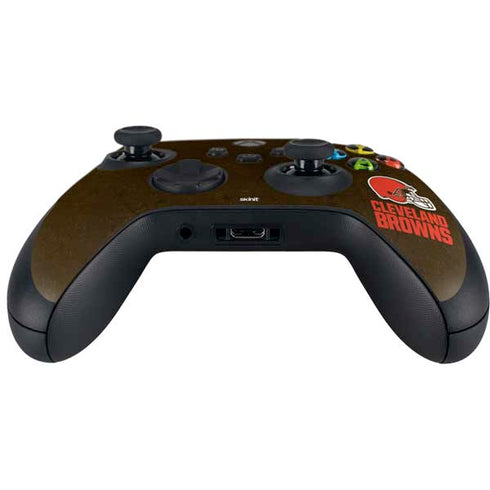 NFL Cleveland Browns Distressed Xbox Series X Controller Skin