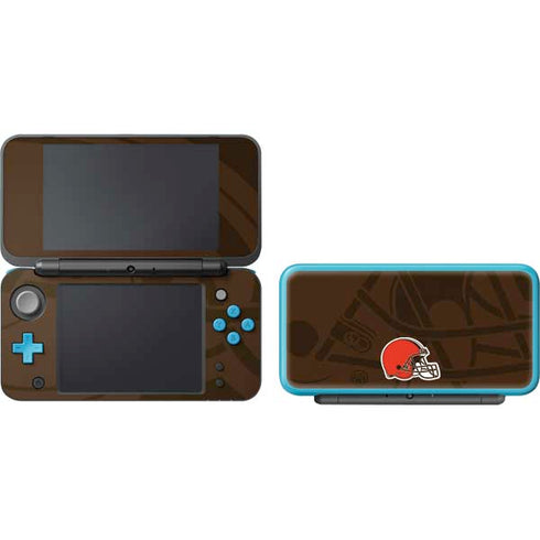 NFL Cleveland Browns Double Vision Nintendo 2DS XL (2017) Skin