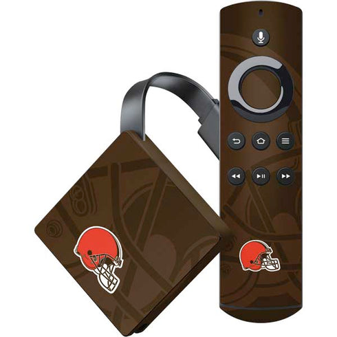 NFL Cleveland Browns Double Vision Amazon Fire TV Skin