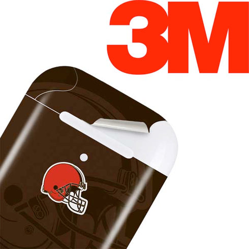 NFL Cleveland Browns Double Vision Apple AirPods Skin