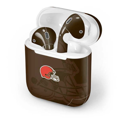 NFL Cleveland Browns Double Vision Apple AirPods Skin