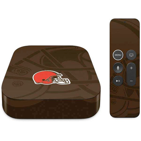NFL Cleveland Browns Double Vision Apple TV Skin