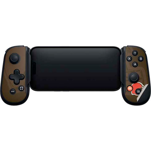 NFL Cleveland Browns Double Vision Backbone One for iPhone Game Controller Skin
