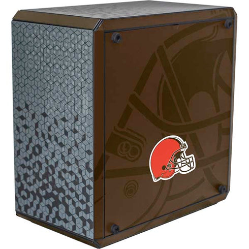 NFL Cleveland Browns Double Vision Cooler Master MasterBox Q300L Mini Tower Skin